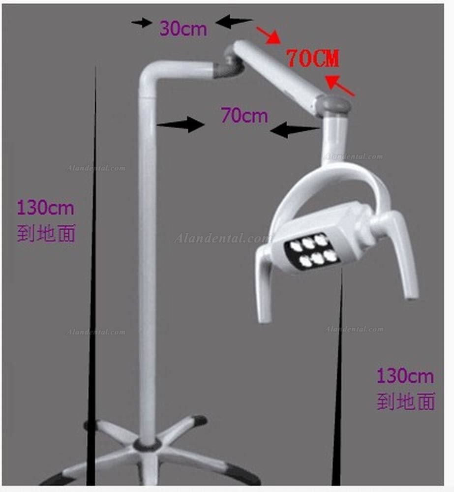 Dental Operating Oral Lamp Mobile Standing LED Light SH-010 OCV 110V/220V